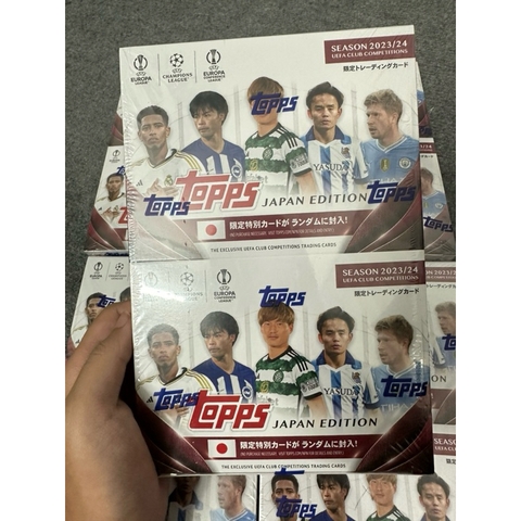 Hộp thẻ bóng đá Topps Japan UCC 2023/24