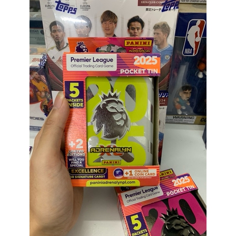 Hộp thẻ Panini Adrenalyn XL EPL Mini Tin 2024/25