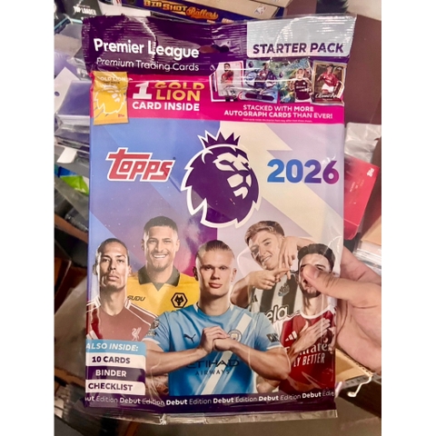 Gói thẻ cầu thủ Topps Premier League Starter Pack 2025/26