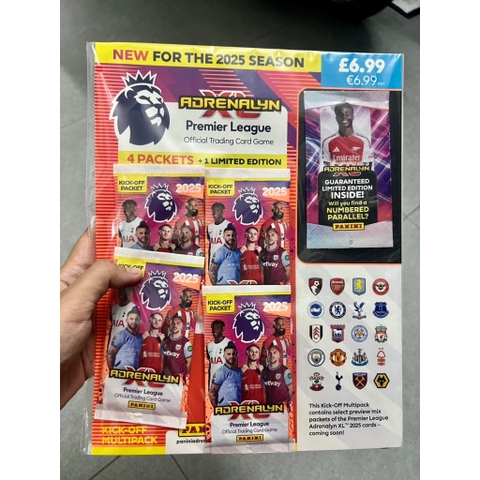 Gói thẻ bóng đá Multipack Kickoff Panini Adrenalyn XL 2024/25