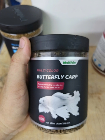 Cám Multibio butterfly Carp hạt chìm 3.0mm – thức ăn cho chép sư tử, chép phi tần, oranda, ranchu
