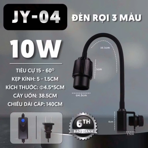 Đèn Jingye JY 04 - Tiết Kiệm Điện - Siêu Sáng Phù Hợp Cho Hồ Cá, chiếu điểm sản phẩm, cây cảnh, shop thời trang, studio…