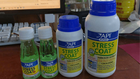 API Stress Coat POND – Dung Dịch Khử Clo, Giảm Stress, Bảo Vệ Lớp Nhớt Cho Cá Cảnh (Nhiều Dung Tích)