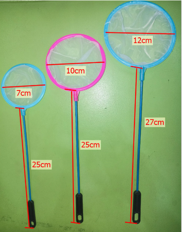 🐟 VỢT NANO TRÒN 7CM – 10CM – 12CM CHUYÊN DỤNG CHO CÁ CẢNH, ARTEMIA, TÉP 🐟