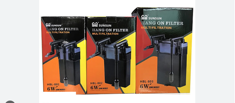 Lọc treo SunSun HBL 803/802/801 - Gọn gàng - Dễ lắp ráp - Vệ Sinh - Có khóa xoay tăng giảm dòng chảy