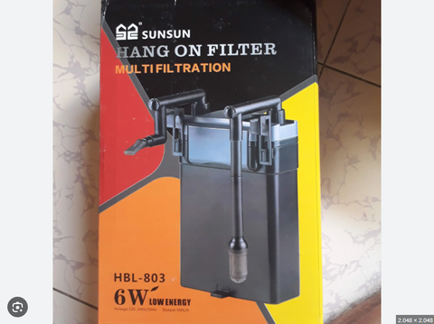 Lọc treo SunSun HBL 803/802/801 - Gọn gàng - Dễ lắp ráp - Vệ Sinh - Có khóa xoay tăng giảm dòng chảy