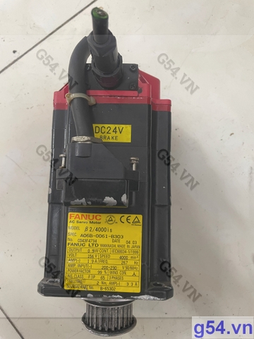 A06B-0061-B302 Fanuc AC Servo Motor β 2/4000 is có DC 24V Brake