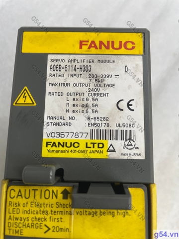 A06B-6114-H303-Fanuc Servo Amplifier Module - Used