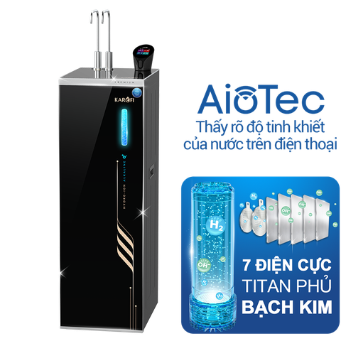 Máy lọc nước nóng lạnh Hydro-ion Kiềm Karofi SA8 PREMIUM