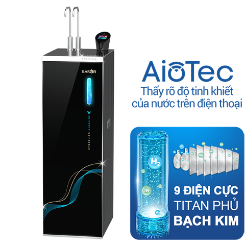 Máy lọc nước nóng lạnh Hydro-ion Kiềm Karofi SA9 PREMIUM