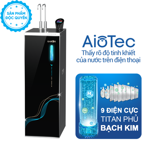 Máy lọc nước nóng lạnh Hydro-ion Kiềm Karofi SA9 PREMIUM
