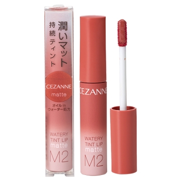 Son môi Cezanne Watery Tint Lip 4g (2 màu) (P1 Coral Bouquet)