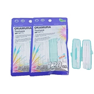 Tăm nhựa nha khoa Okamura 120 cây