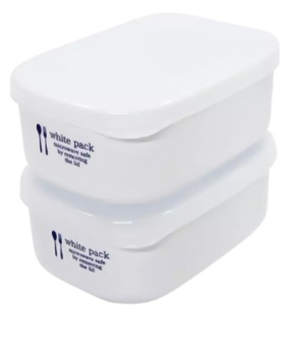 Set 2 hộp nhựa Nakaya White pack 280ml