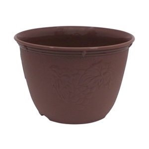Chậu trồng cây, hoa Yamada 24.2cm - nâu