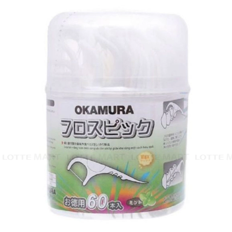 Tăm chỉ nha khoa Okamura hộp 60 cây