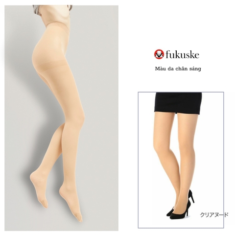 Quần tất Fukuske - Bó - Dày 30D 543V1901 ML 535 (Có móc) (Size L-LL, 330 Da sáng (m))