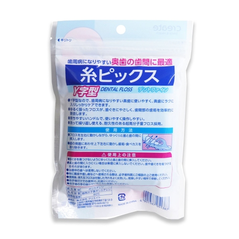 Tăm nha khoa Create Dental Floss hình chữ Y gói 30 chiếc