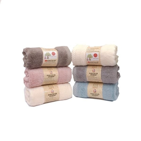 Khăn mặt sợi sồi S'Baby Unobaby 28x50 cm (nhiều màu)