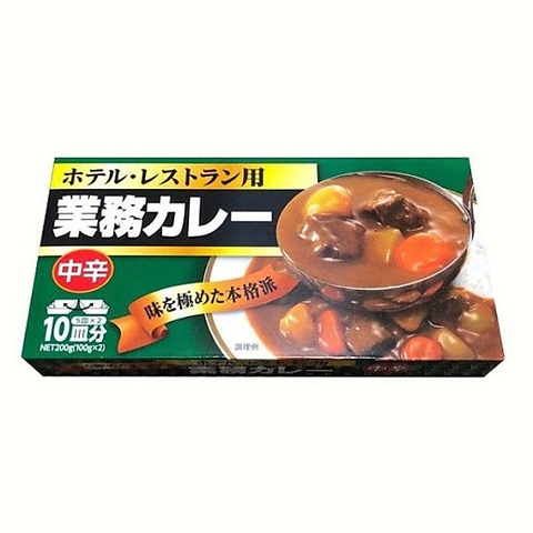 Viên Cari kiểu Nhật Kobe Bussan 200g (Cay vừa)