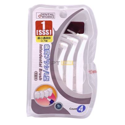 Bàn chải kẽ răng dạng L 4 cây