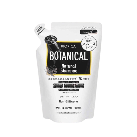 Dầu gội Botanical Biorica Natural Non-Silicone túi 400Ml