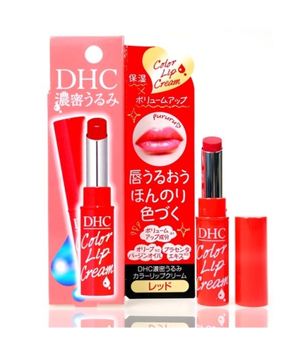 Son dưỡng môi DHC Color Lip Cream 1.5g (3 màu) (Đỏ)
