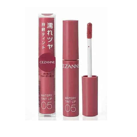 Son môi Cezanne Watery Tint Lip 4g (nhiều màu) (05 Plum Red)