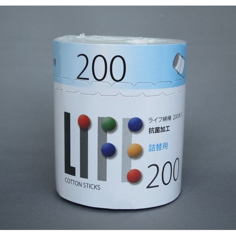 Tăm bông Life hộp giấy 200 chiếc