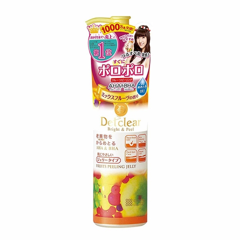 Gel tẩy da chết Detclear Bright & Peel 180ml (3 loại) (Hương Cam)