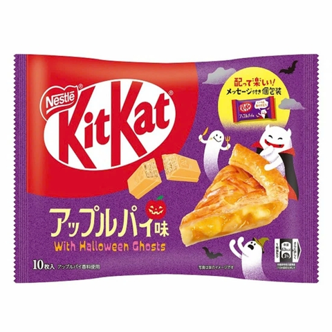 Kitkat Socola Mini 10v - Bánh táo Halloween
