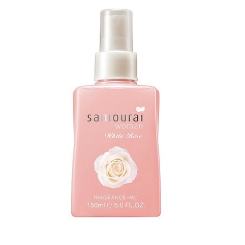 Xịt thơm toàn thân Samourai woman fragrance mist 150ml (4 mùi hương) (White Rose (hồng))