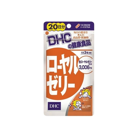 Viên uống sữa ong chúa DHC royal jelly hỗ trợ làm đẹp da 20 ngày gói 60 viên