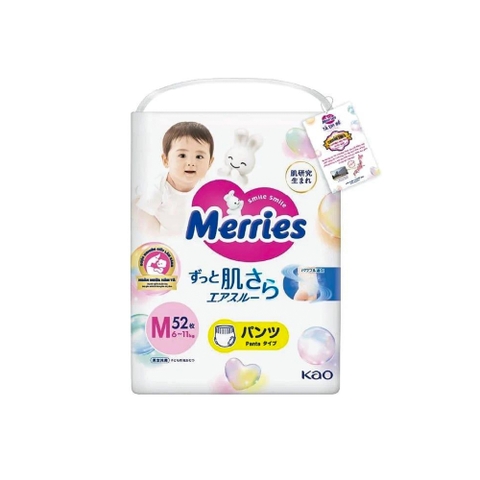 Bỉm Merries quần M52+6