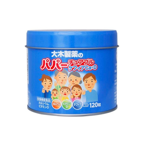 Kẹo biếng ăn cho bé Vitamin D, Canxi 120 viên