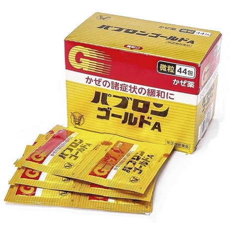 Bột hỗ trợ điều trị cảm cúm Taisho Pabron Gold 44 gói