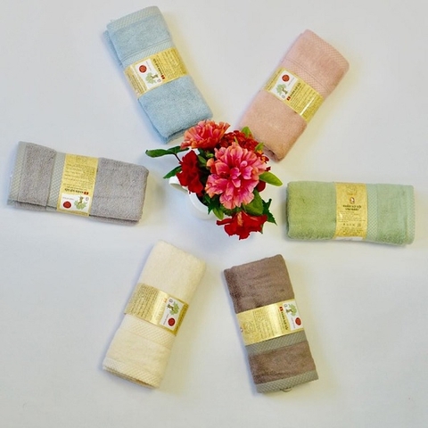 Khăn mặt sợi sồi S'Baby Unobaby 34x34cm (nhiều màu)