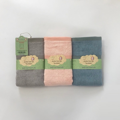 Khăn quấn đầu sợi tre S'baby Takababy 35x78cm