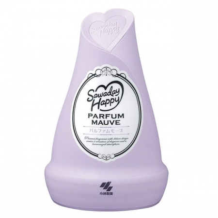 Sáp thơm phòng Kobayashi Sawaday Happy Parfum Mauve 120g (4 mùi hương) (Tím - Hương hoa dịu nhẹ)