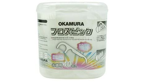 Tăm chỉ nha khoa Okamura hộp 40 cây