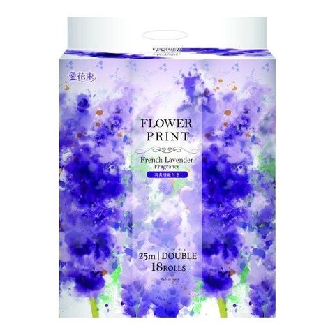 Giấy vệ sinh Marutomi Seishi hương hoa oải hương 25m x 18 cuộn