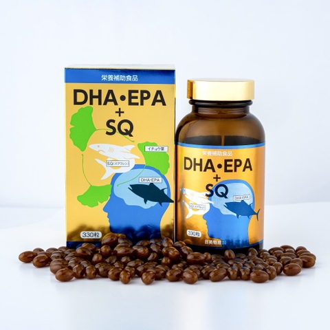 Viên uống dầu cá DHA + EPA(omega 3) + SQ 330 viên