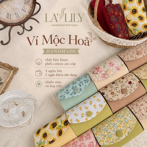 Ví nhỏ Mộc Hoa (mẫu mới)