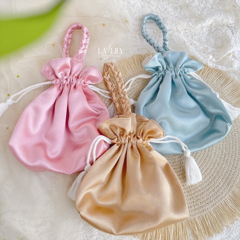 Túi Lụa Rút Dây ( Phối mặc áo dài, pháp phục)