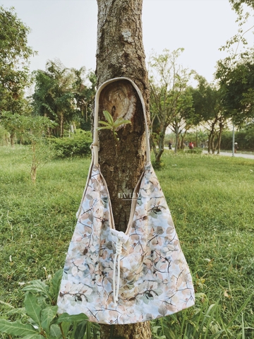Túi Mây Mộc - Hoạ tiết lá thu
