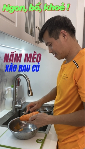 CÁCH CHẾ BIẾN MÓN NẤM MÈO XÀO RAU CỦ - MÓN ĂN NGON VÀ BỔ DƯỠNG, BẠN NHẤT ĐỊNH PHẢI LƯU TÂM
