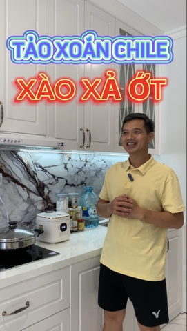 CÁCH LÀM MÓN ĂN TẢO XOẮN CHILE XÀO XẢ ỚT