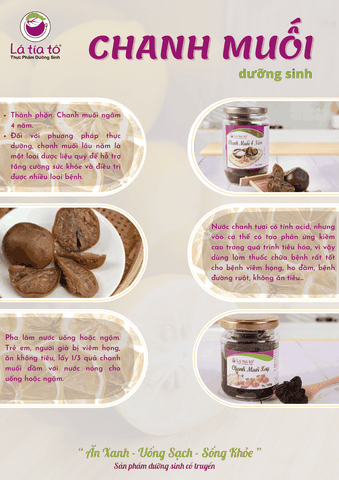 Chanh Muối Nguyên Trái Dưỡng Sinh - LTT