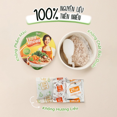 Cháo Gạo Lứt Rong Biển Ăn Liền Yummom TMF