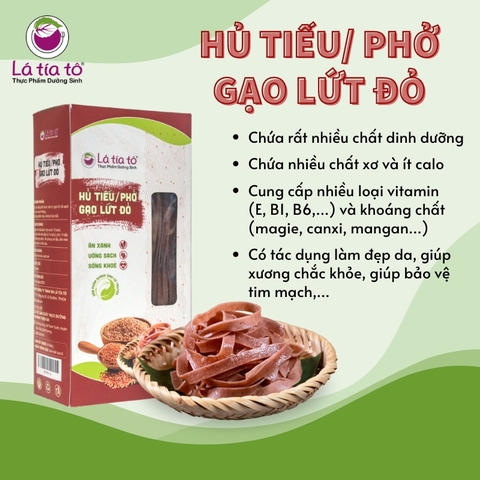 Hủ Tiếu/ Phở Gạo Lứt Đỏ - LTT